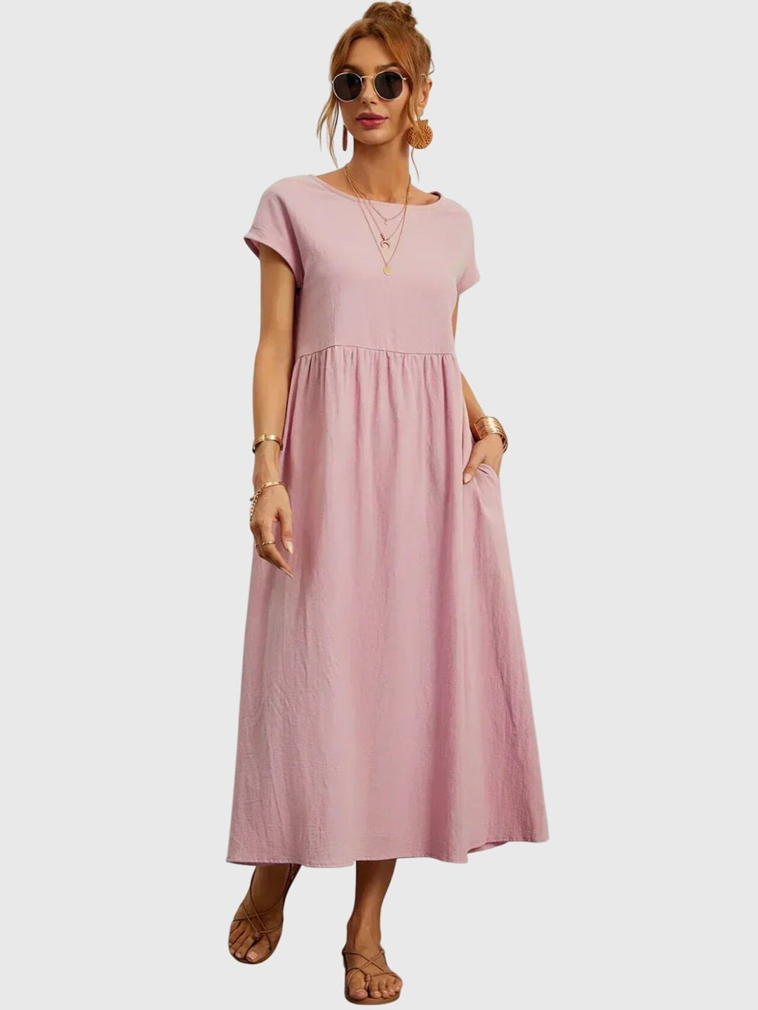 Clementine - Lässiges Kleid mit Taschen