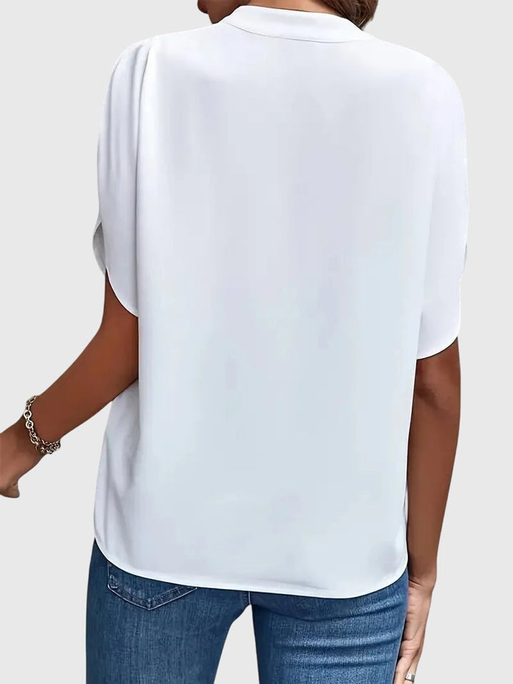 Elora - Weiches und elegantes V-Ausschnitt-Shirt