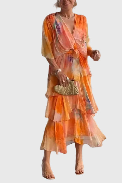 Alice - Elegantes Bohemian-Maxikleid