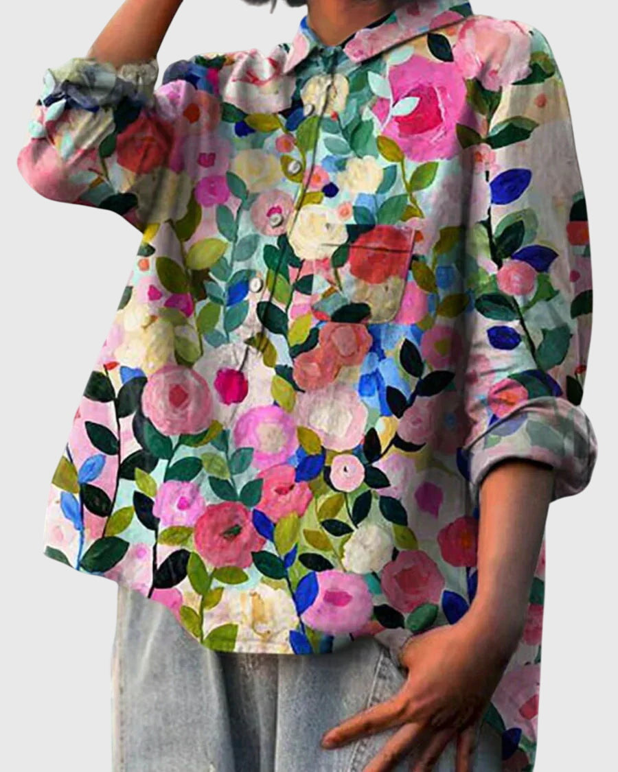Emmalyn - Bluse mit Blumenmuster