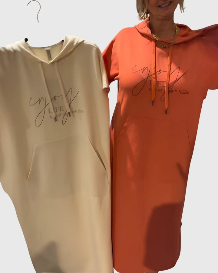 Beverly - Lässiges Hoodie-Kleid