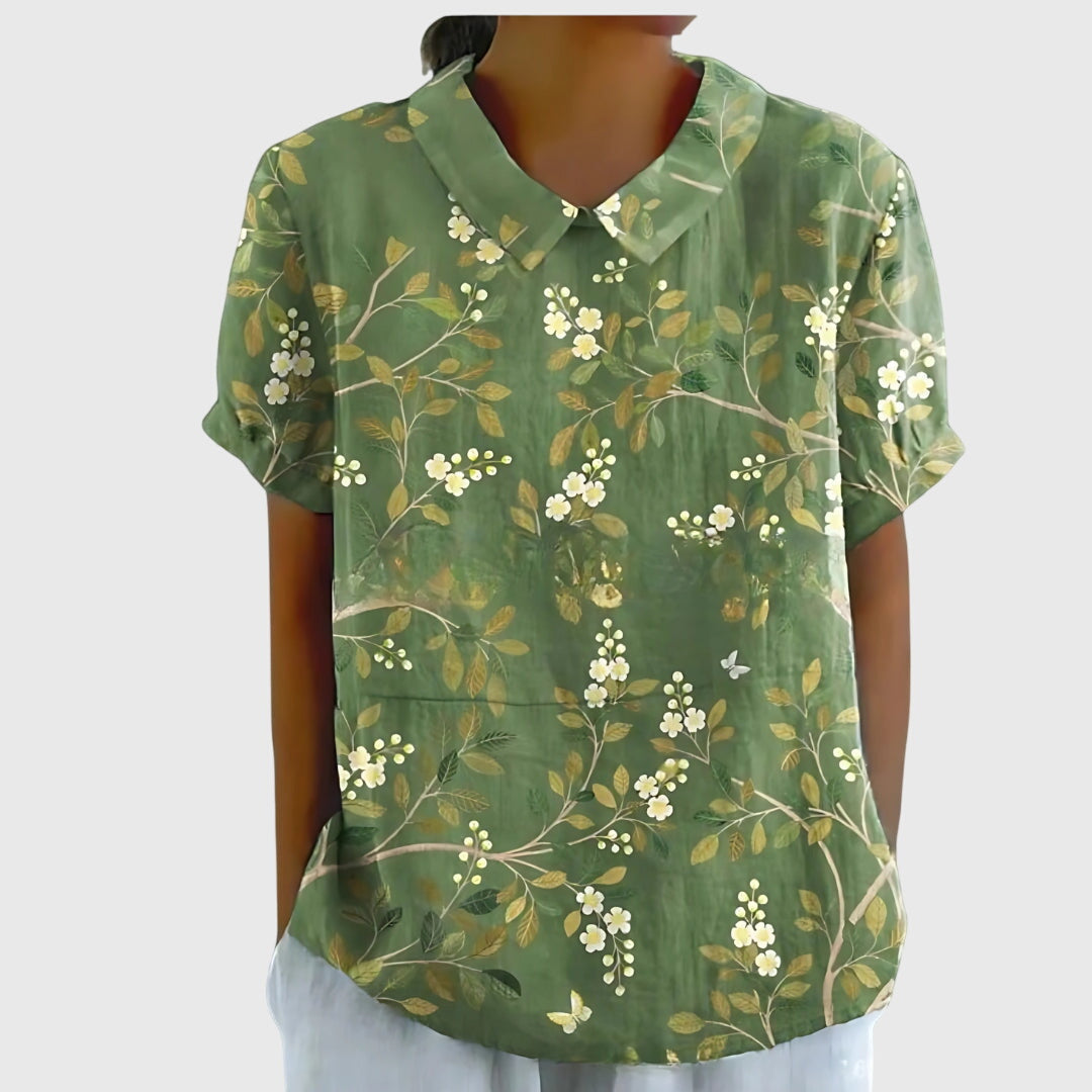 Karen - Blumige Bluse
