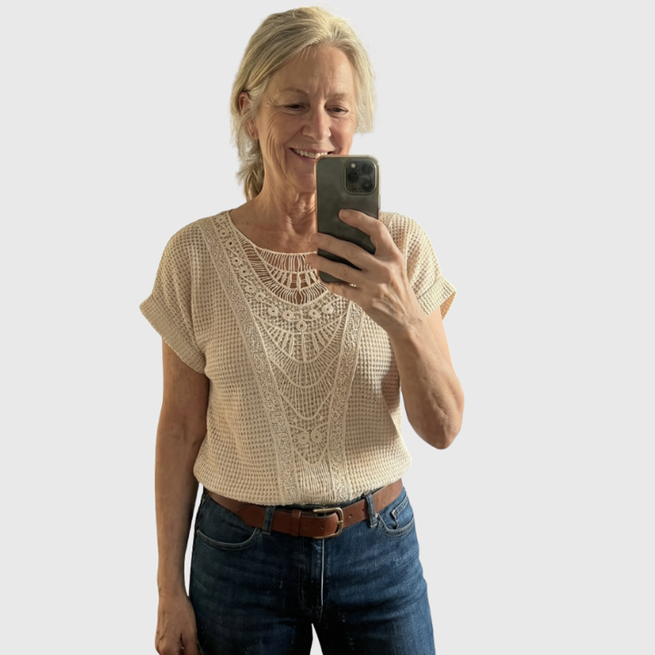 Lucilla - Elegantes Ibiza-Stil Top