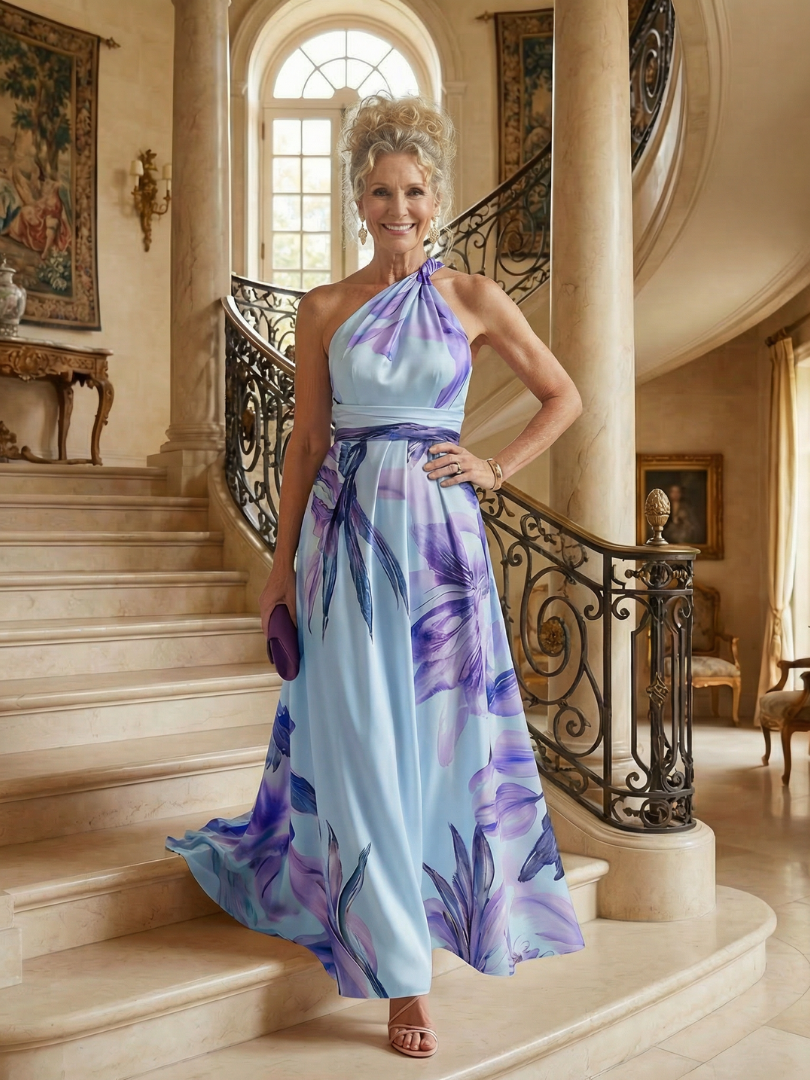 Amiel - Leichtes Floral-Maxikleid