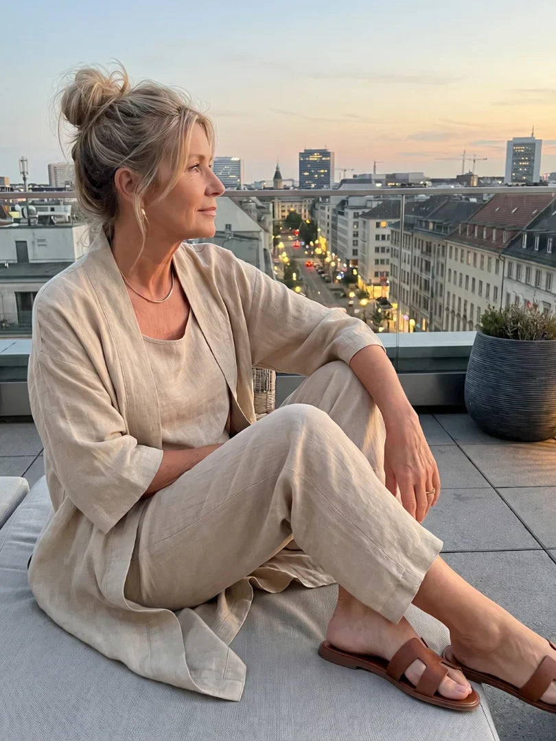 Linnea - Leichtes Leinen-Set