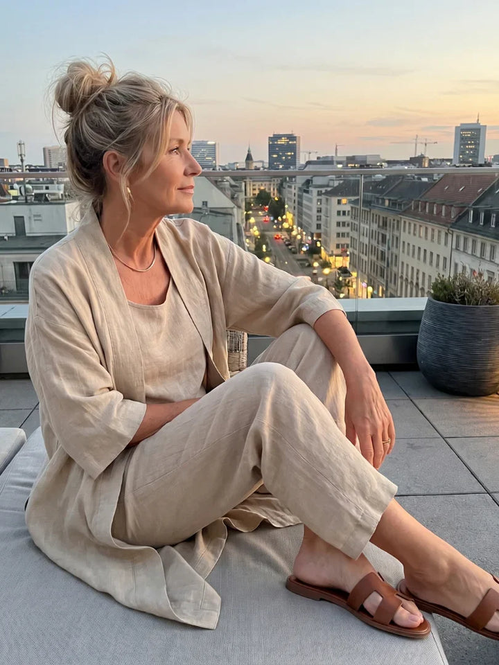 Linnea - Leichtes Leinen-Set