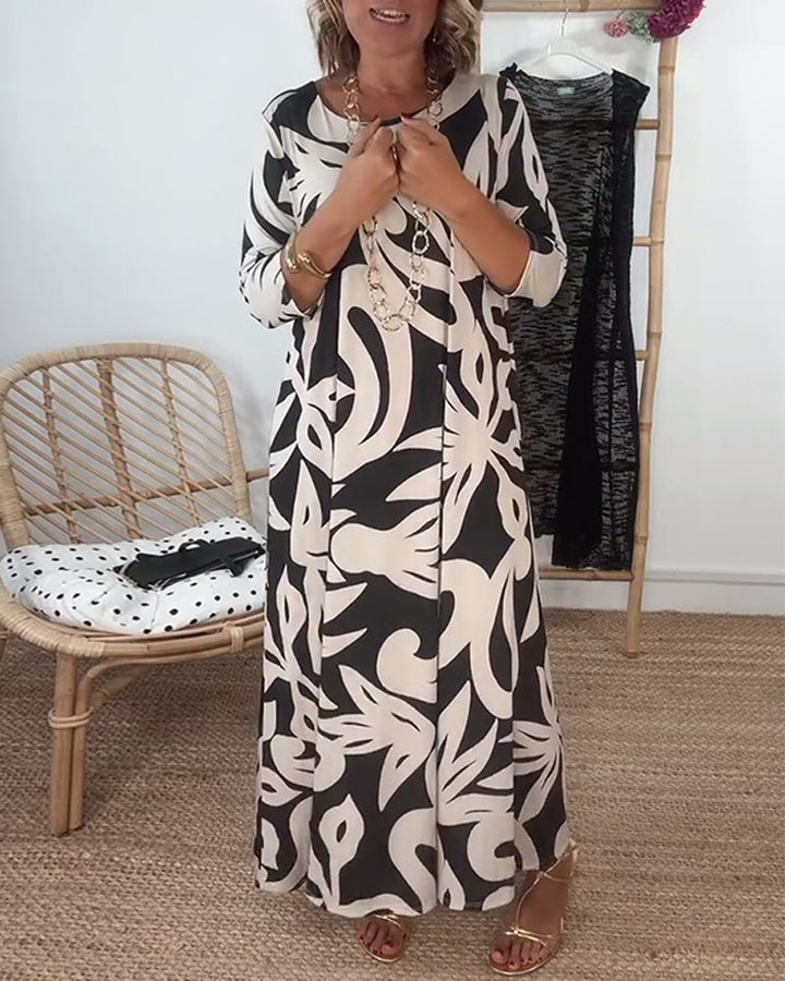 Ysabel - Abstraktes Muse-Kleid