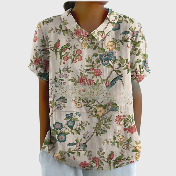 Karen - Blumige Bluse