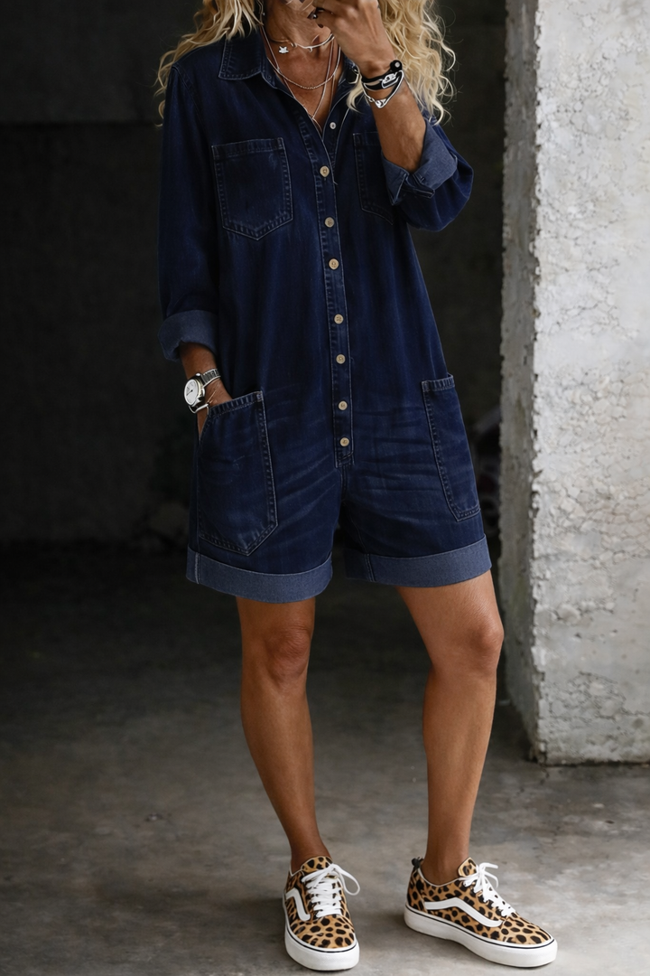 Nora - Denim Overall