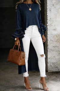Ashley - Lässiges Shirt-Top