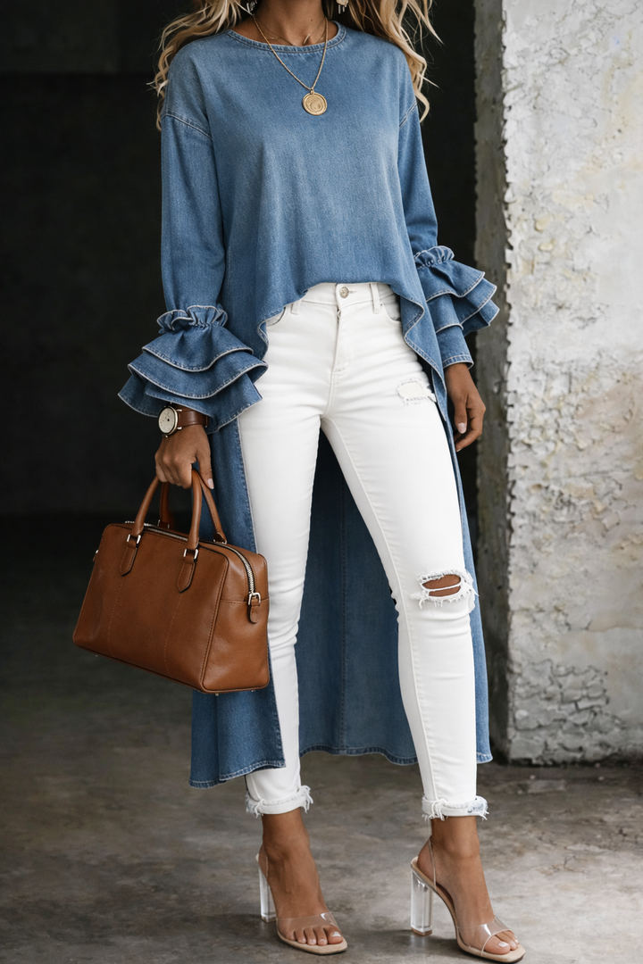 Ashley - Lässiges Shirt-Top