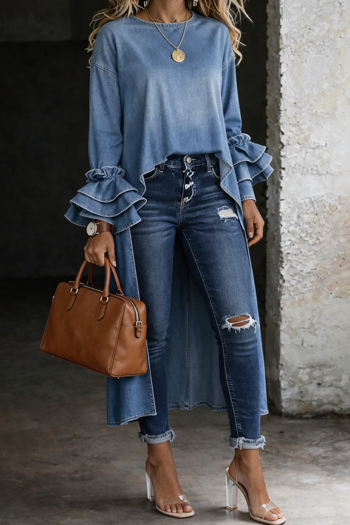 Ashley - Lässiges Shirt-Top