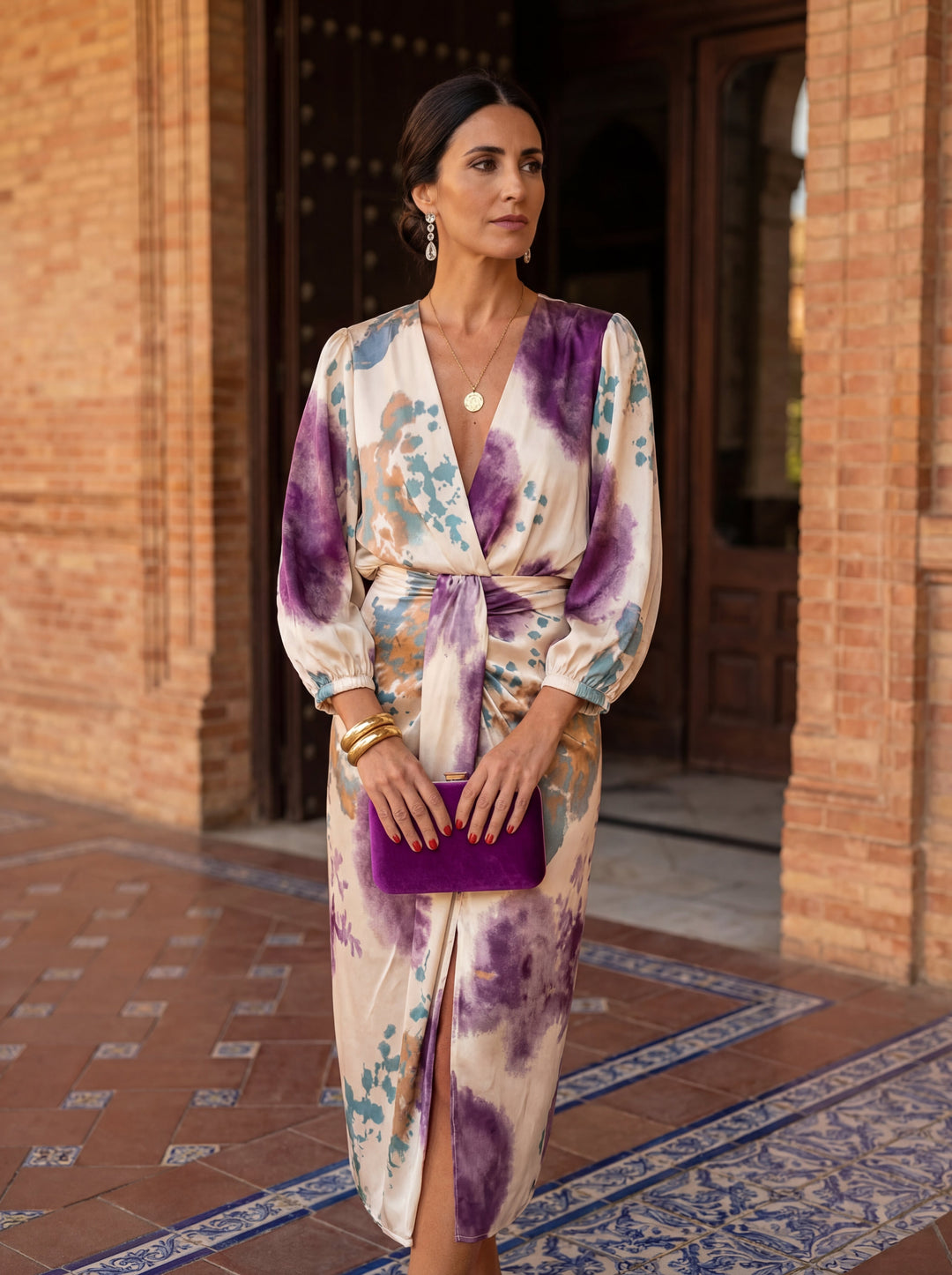 Sophia - Kleid mit V-Ausschnitt