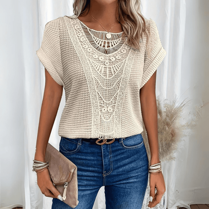 Lucilla - Elegantes Ibiza-Stil Top