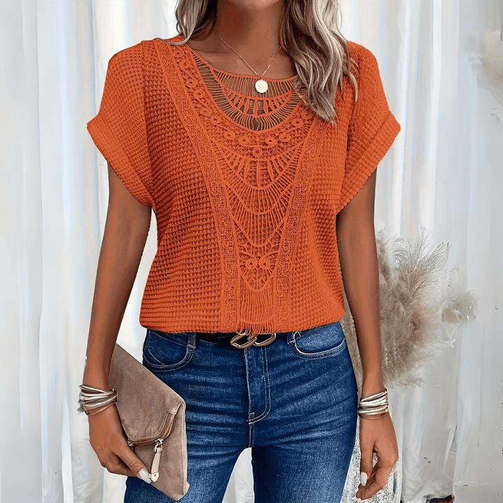 Lucilla - Elegantes Ibiza-Stil Top