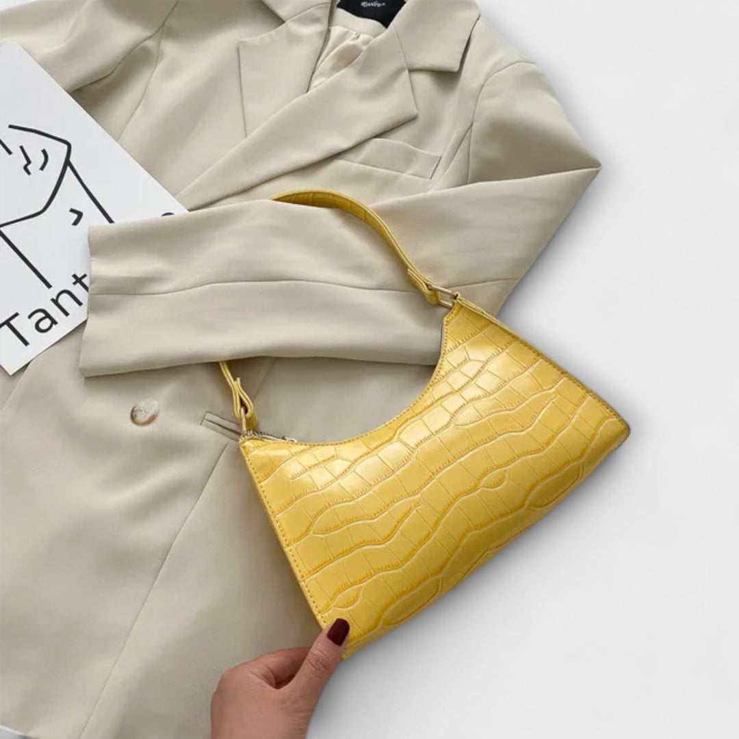 Eleanor - Glänzende Lederhandtasche