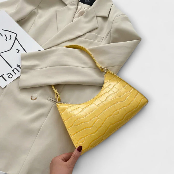 Eleanor - Glänzende Lederhandtasche
