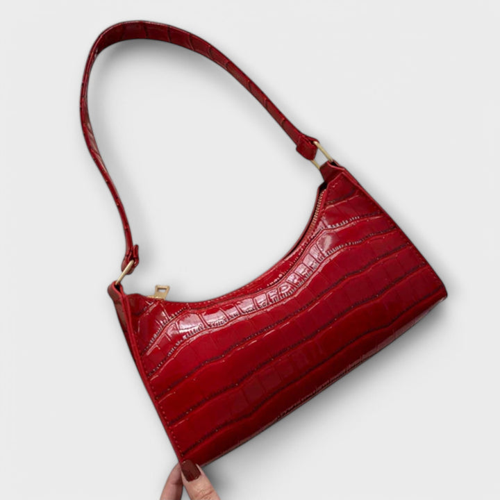 Eleanor - Glänzende Lederhandtasche
