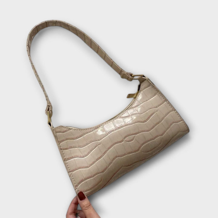 Eleanor - Glänzende Lederhandtasche