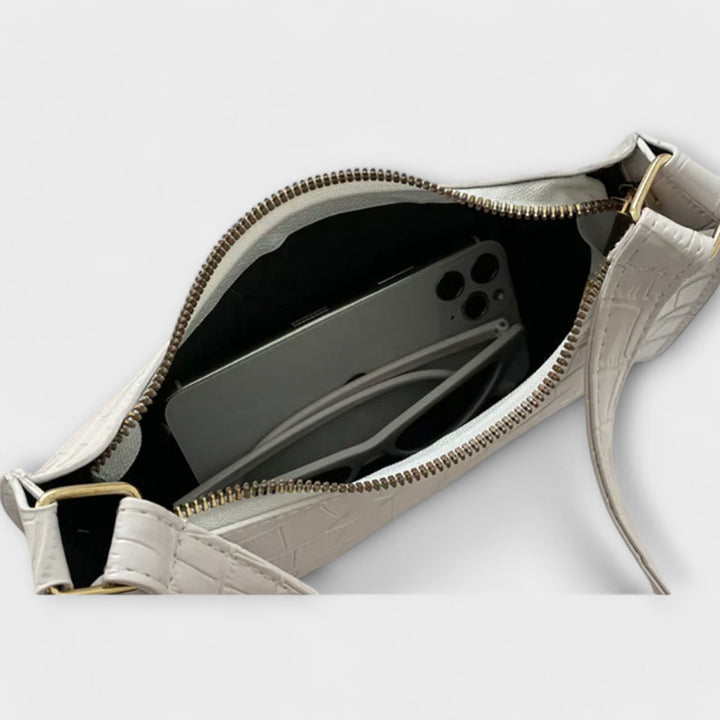Eleanor - Glänzende Lederhandtasche