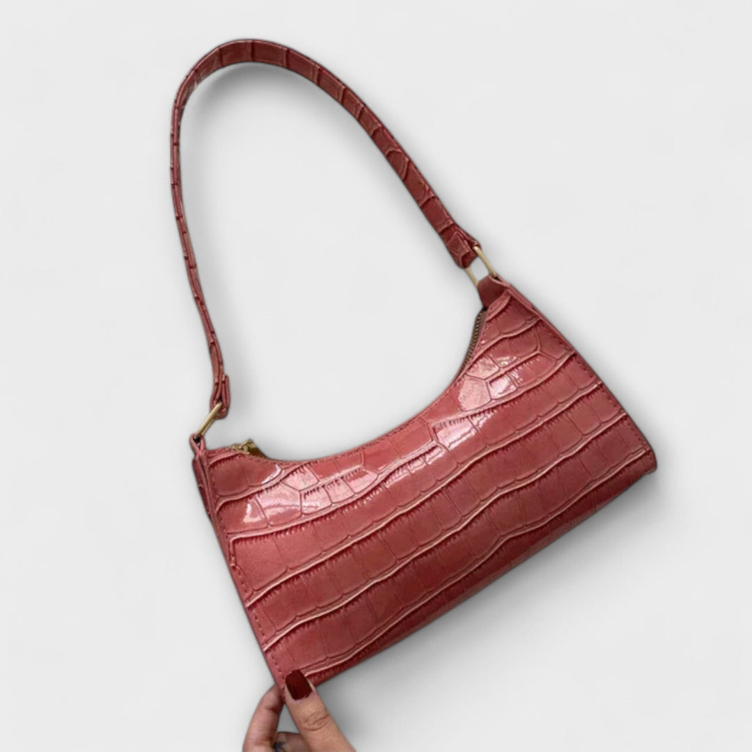 Eleanor - Glänzende Lederhandtasche