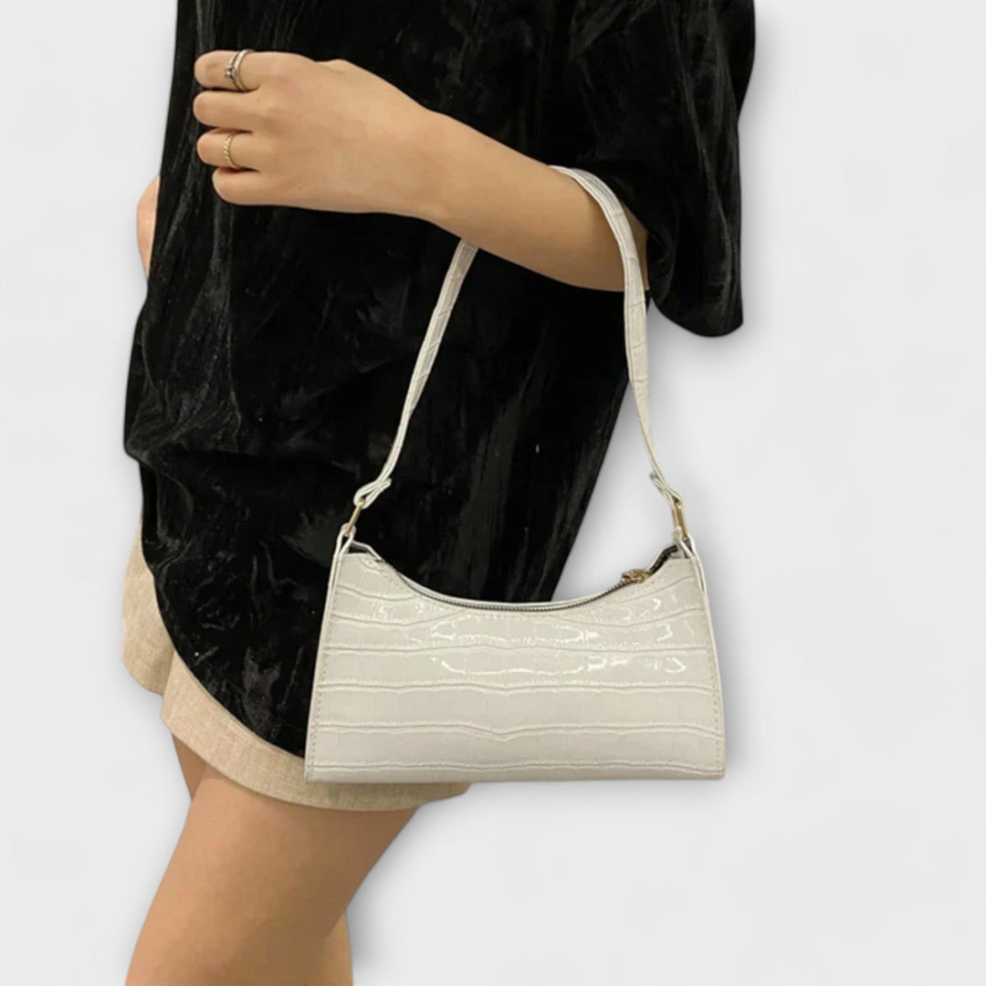 Eleanor - Glänzende Lederhandtasche