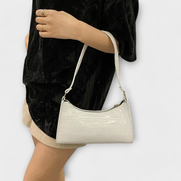 Eleanor - Glänzende Lederhandtasche