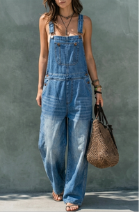 Harper - Denim-Jumpsuit mit elastischem Bund