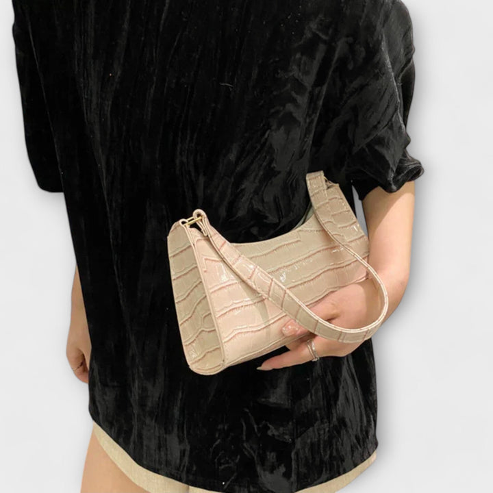 Eleanor - Glänzende Lederhandtasche