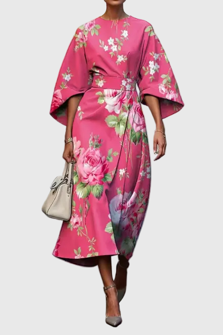 Myrelle - Elegantes Blumen - Kleid