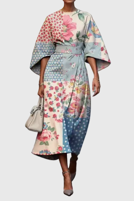Myrelle - Elegantes Blumen - Kleid