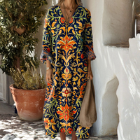 Nora - Bequemes Leinenkleid