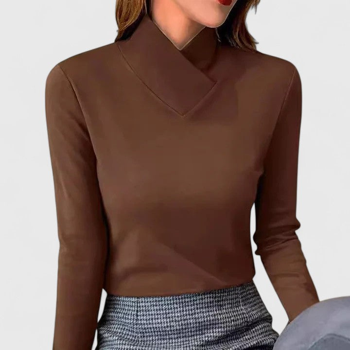 Yvonne - Eleganter Rollkragenpullover