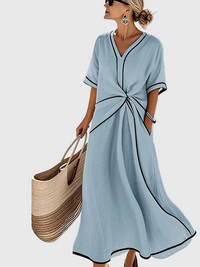 Zaya - Elegantes schmeichelhaftes Kleid