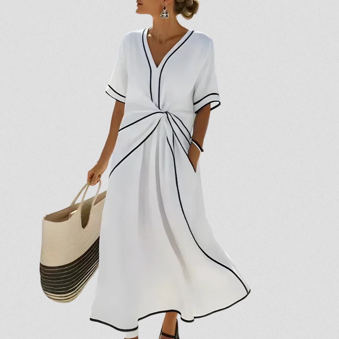 Zaya - Elegantes schmeichelhaftes Kleid