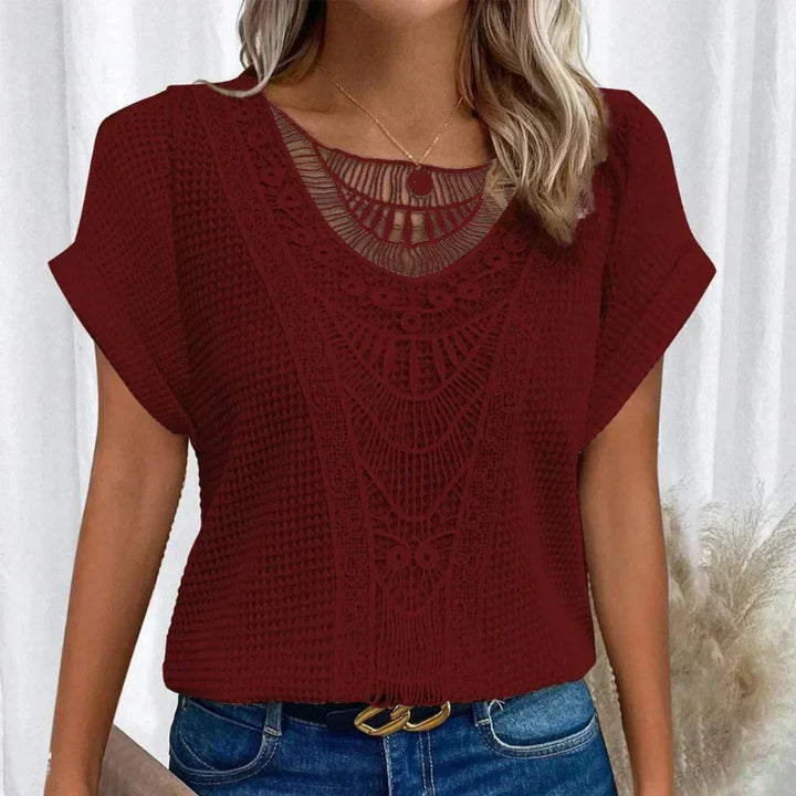 Lucilla - Elegantes Ibiza-Stil Top