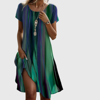 Jada - Lässiges Boho Gradient Kleid