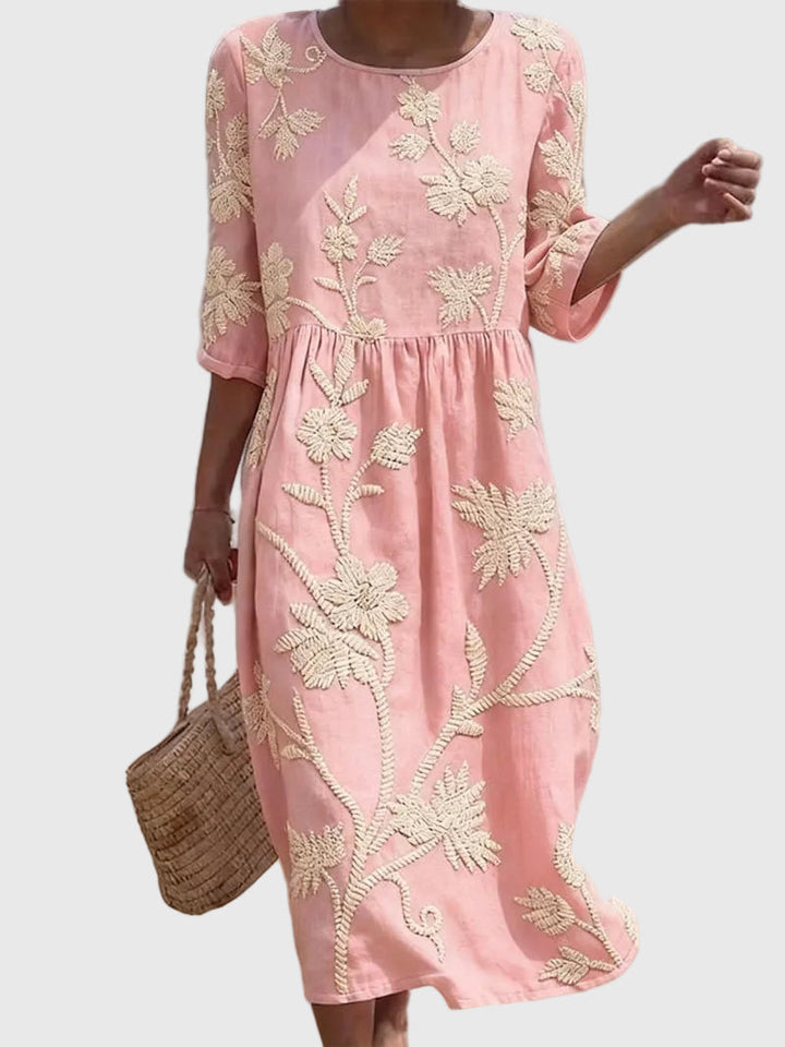 Valentina - Besticktes Vintage-Kleid