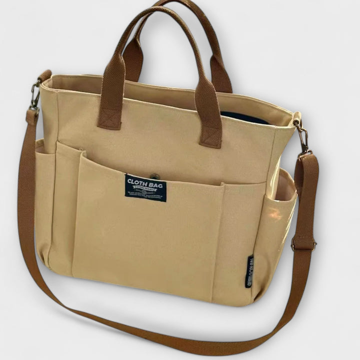 Eleanor - Minimalistische Canvas-Shopper-Tasche