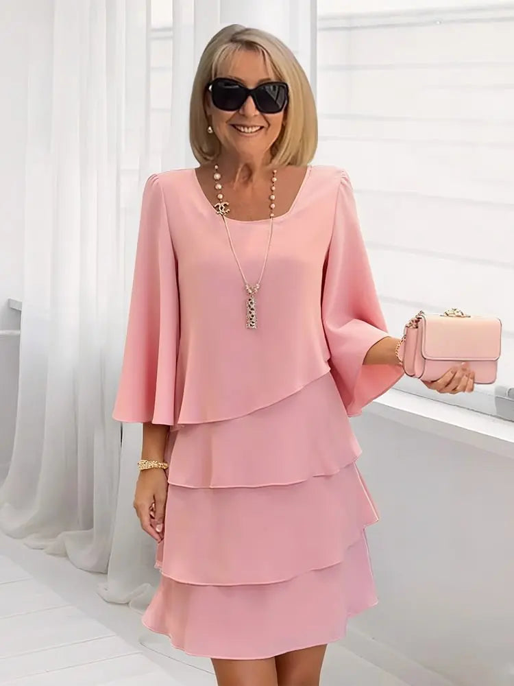 Catherine - Elegantes Kleid mit Volants
