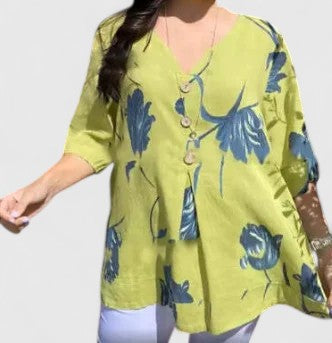 Karoline - Elegante Bluse mit floralem Druck