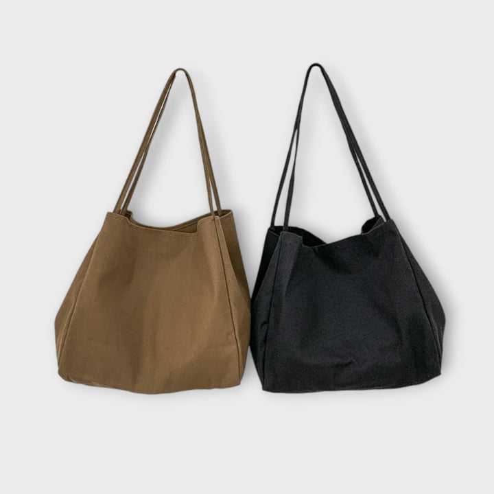 Eleanor - Hochwertige grosse Canvas-Shopper-Tasche
