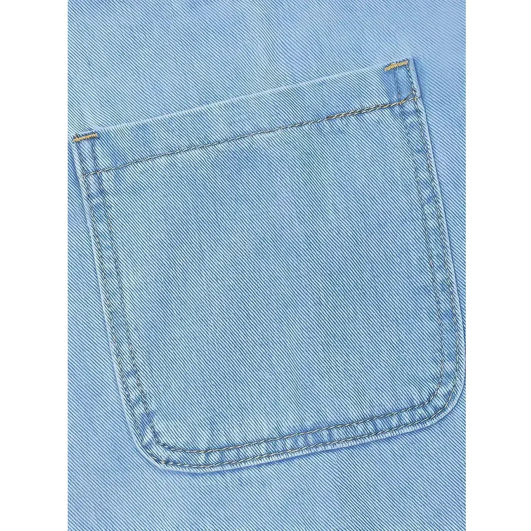 Loren - Entspanntes Denim-Look Kleid