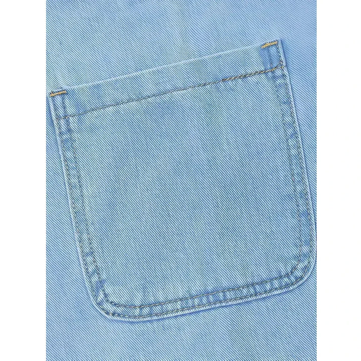 Loren - Entspanntes Denim-Look Kleid
