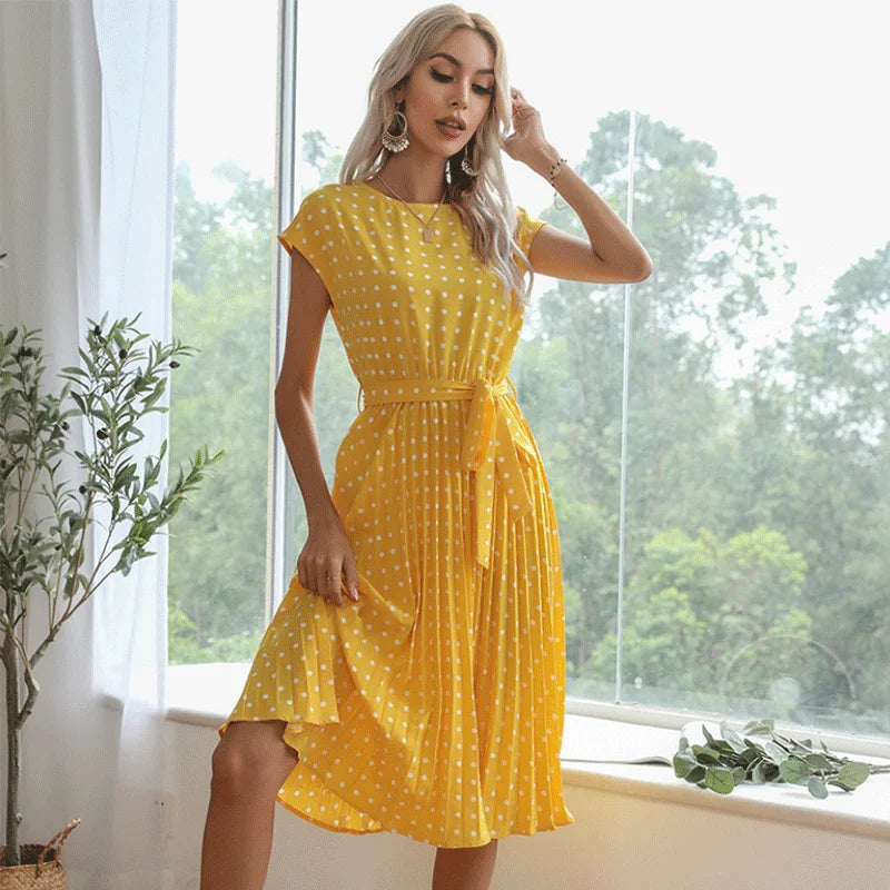 Beth - Polka Bloom Kleid