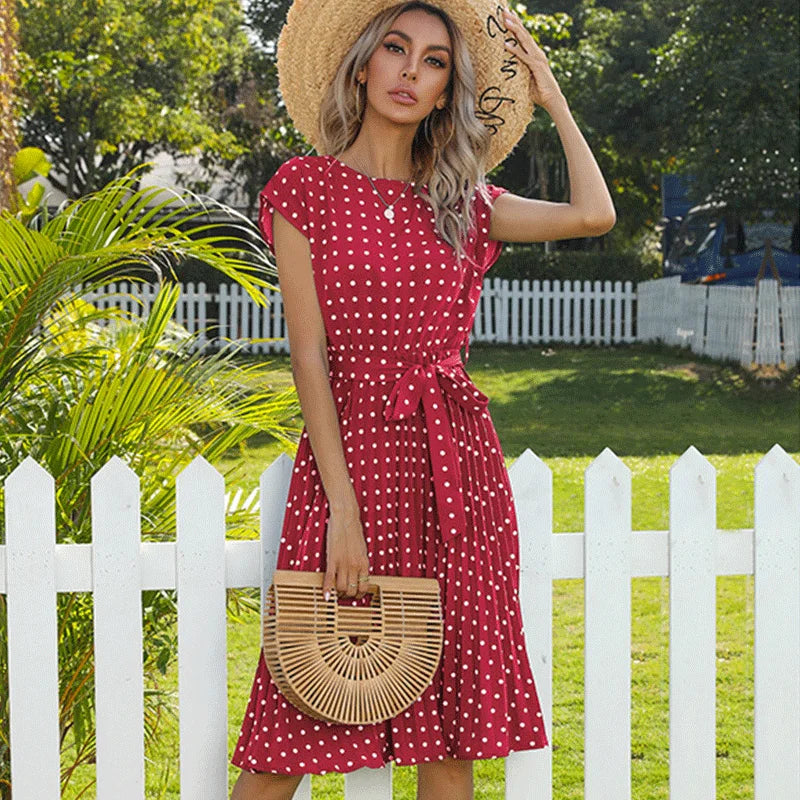 Beth - Polka Bloom Kleid