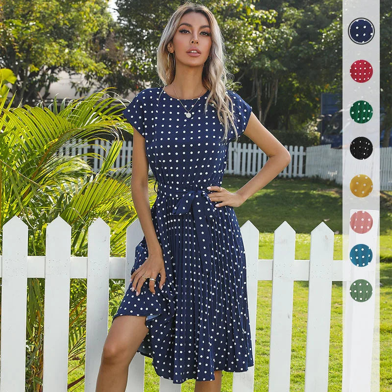 Beth - Polka Bloom Kleid