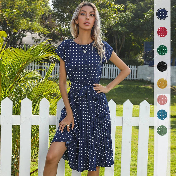 Beth - Polka Bloom Kleid
