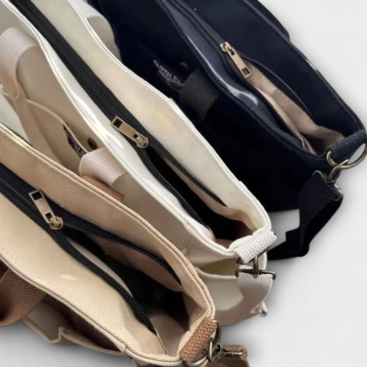 Eleanor - Minimalistische Canvas-Shopper-Tasche