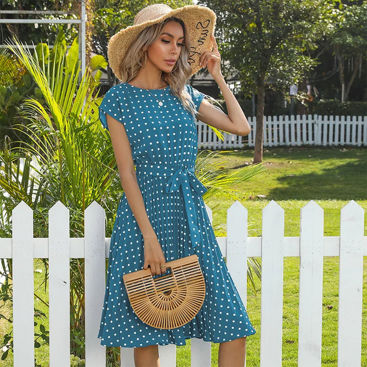 Beth - Polka Bloom Kleid